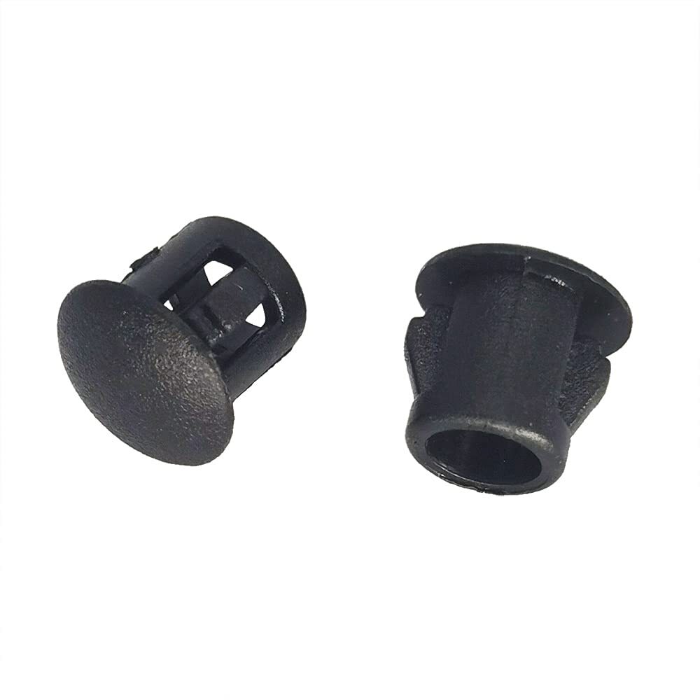 100 Pcs 1/4 Inch Plastic Hole Plugs Flush Type Hole Plug Snap In End Cap