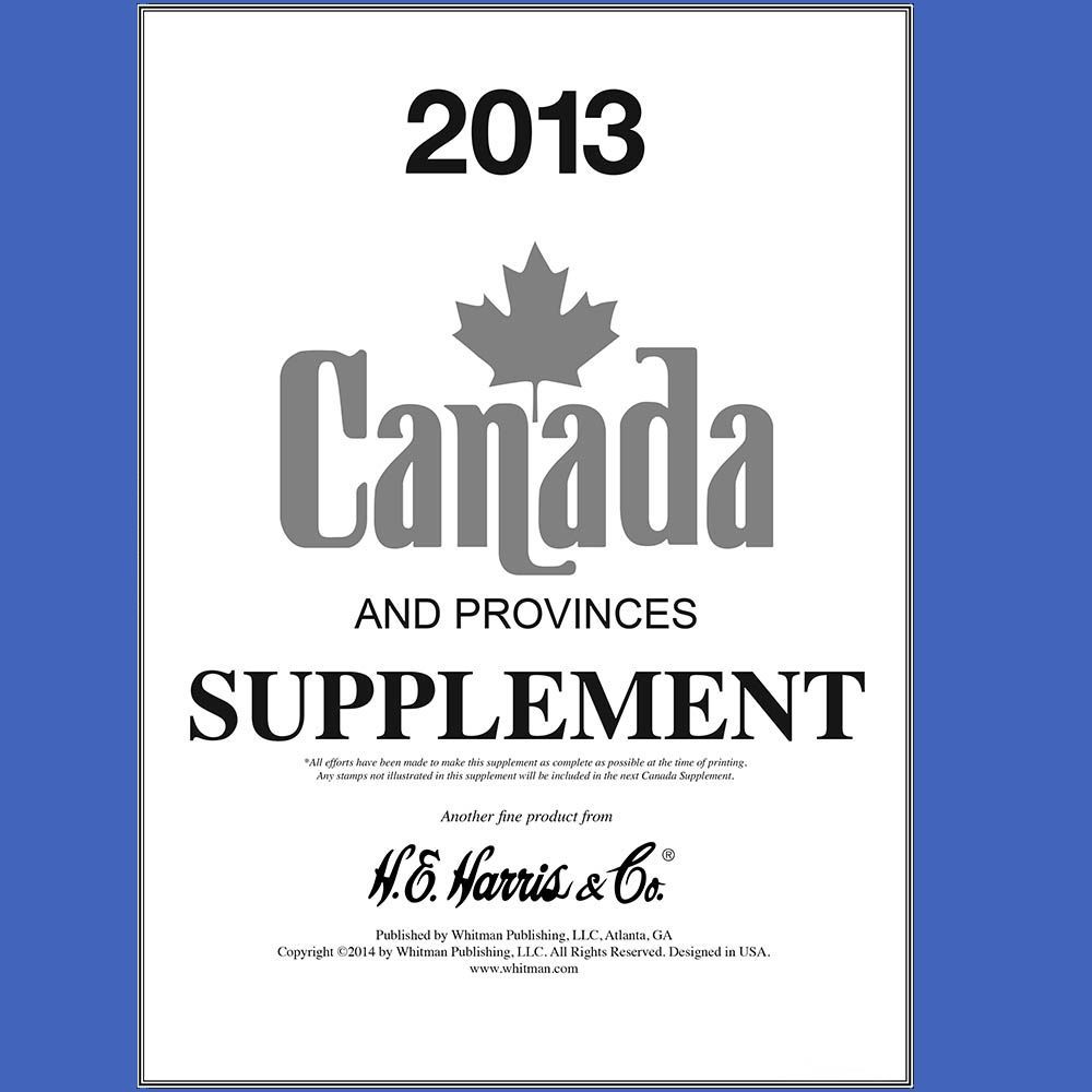 2013 Canada Stamp Album Supplement