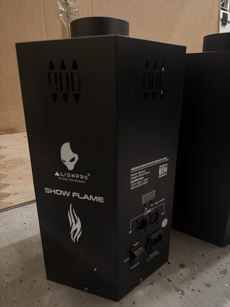Alienpro Show Flame DMX Controlled Flame Machine Digital Multiplexer 100W