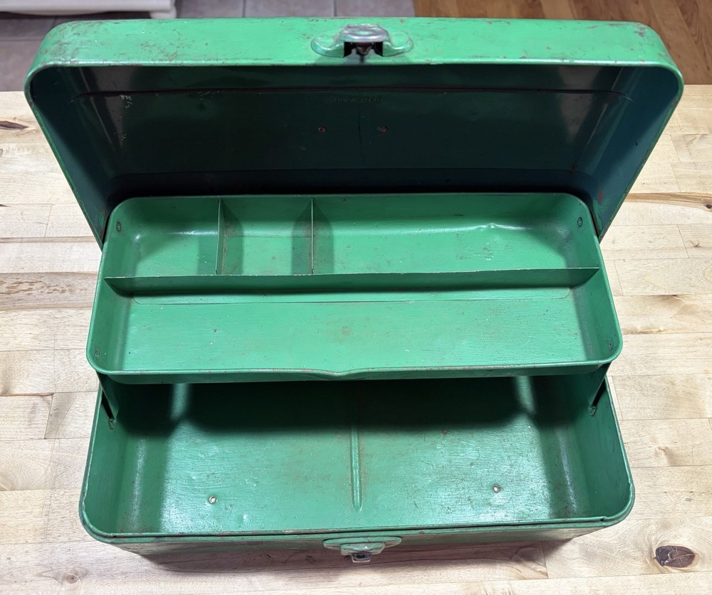 Vintage Union Utility Chest Tools Box.