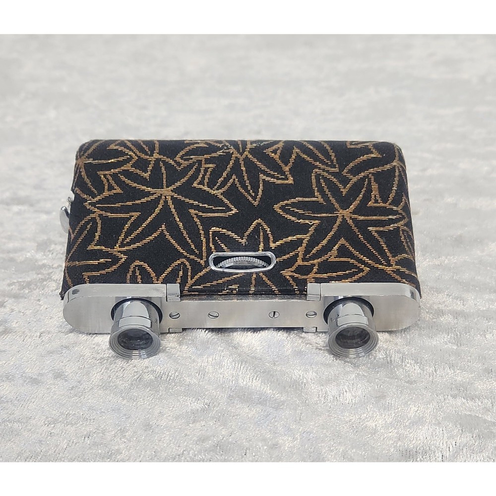 Vintage Licht Folding Black & Gold Opera Binoculars