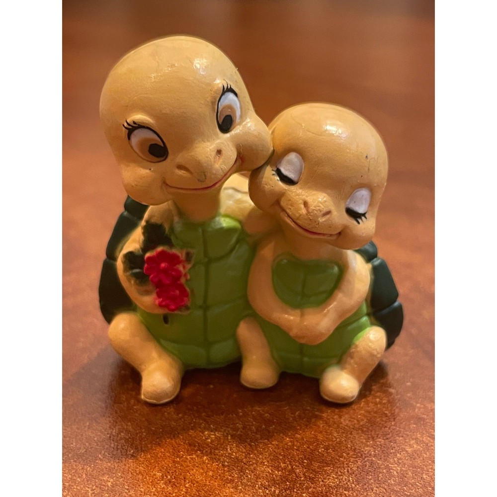 Vintage hard plastic mini turtles - Hallmark