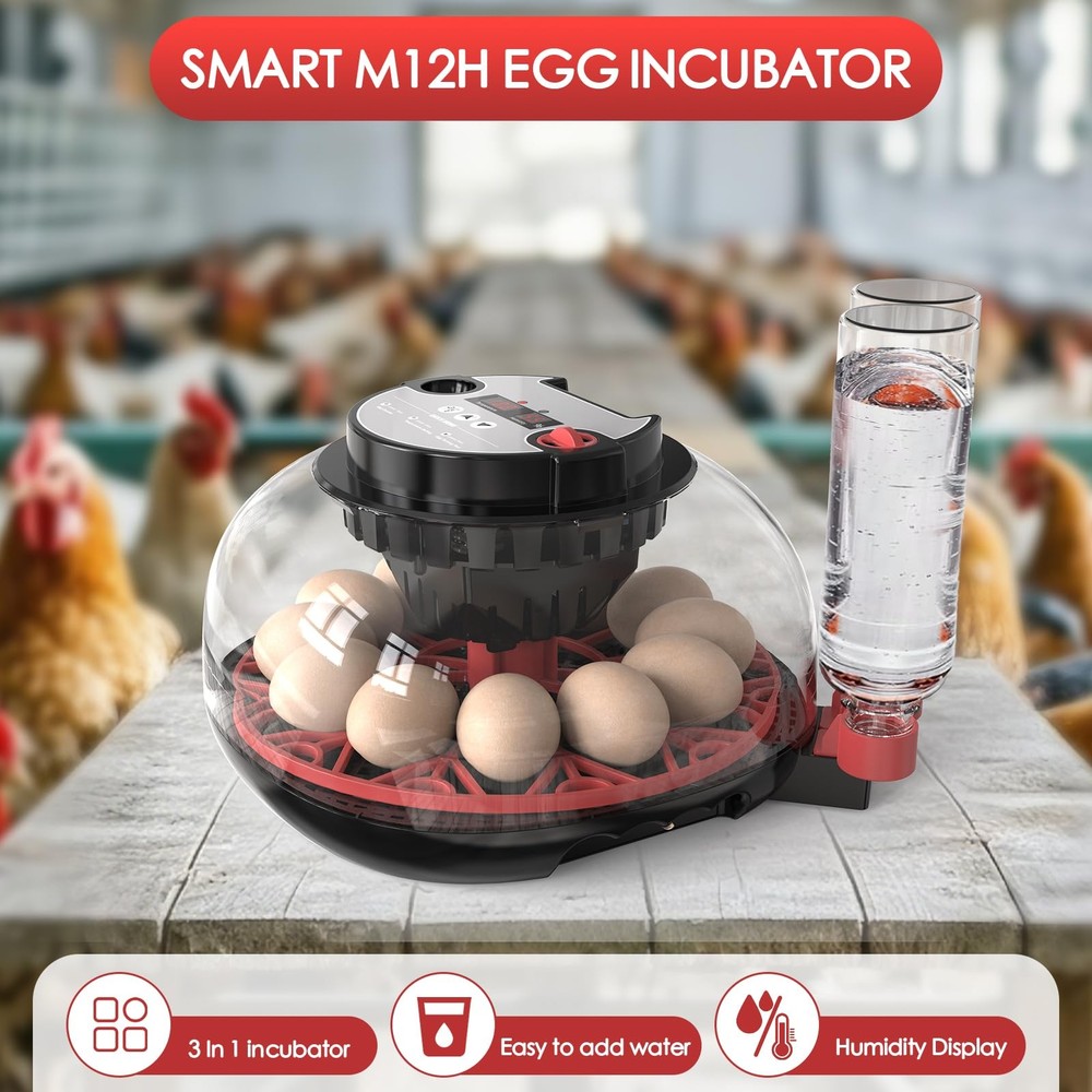 Incubators for Hatching Eggs Automatic Egg Incubator with Temperature Control
