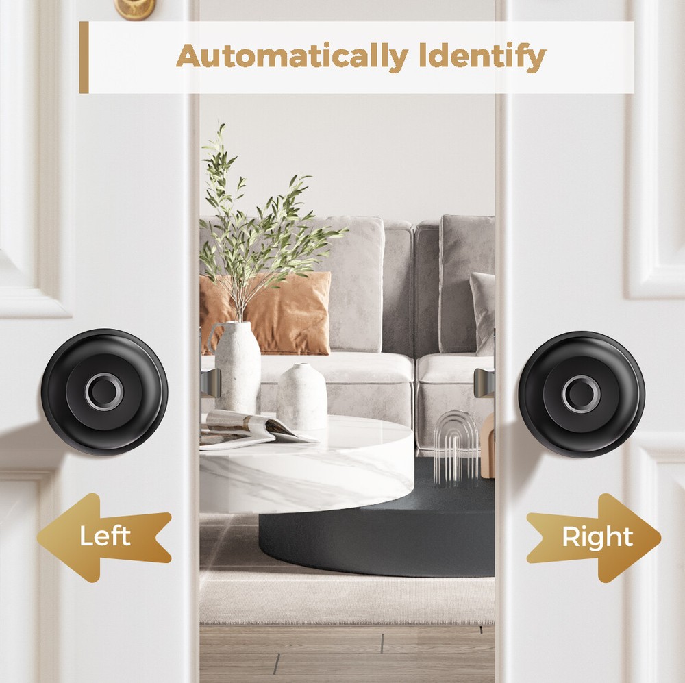 ARPHA Smart Keyless Fingerprint Door Handle Lock App Control Bluetooth Auto Lock