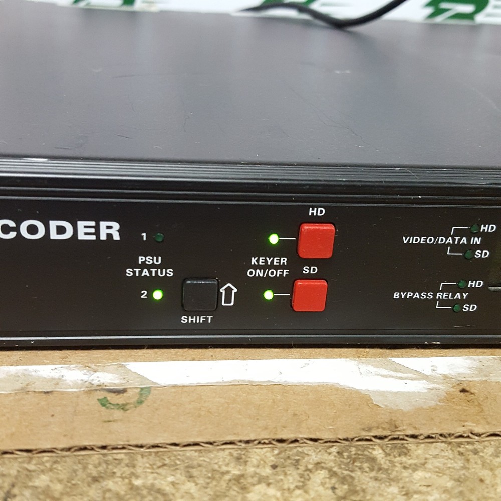 evertz HDTV Caption Encoder HD9084 - w/ (1) Power Cord - USED