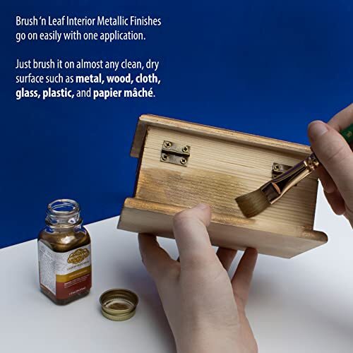 AMACO Brush N Leaf - Silver Leaf 1oz Bottle