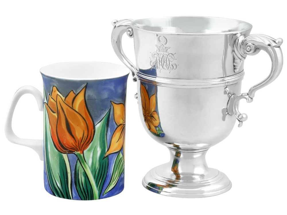 Antique Irish Sterling Silver Cup