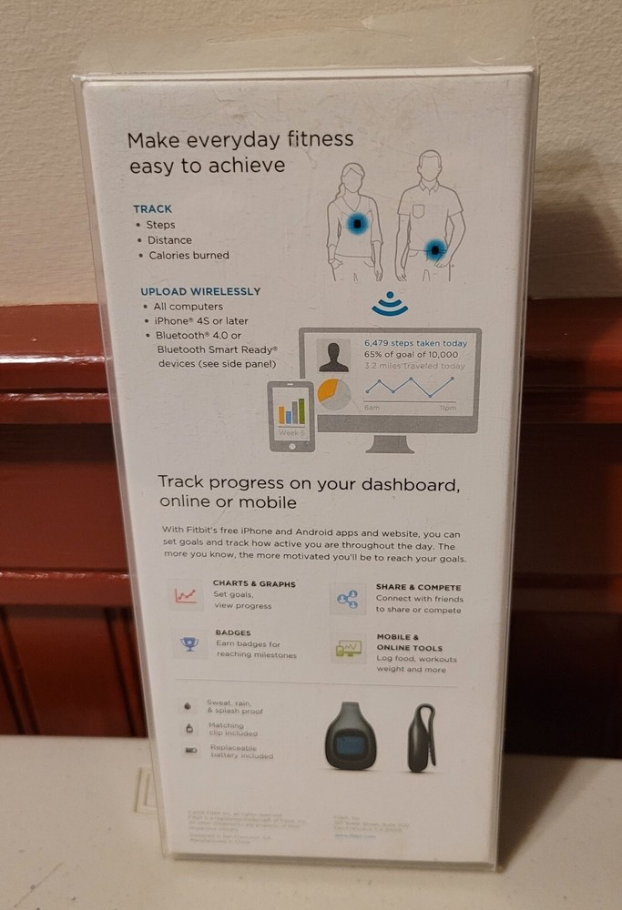 Fitbit FB301B Zip Wireless Activity Tracker - Black (Complete)