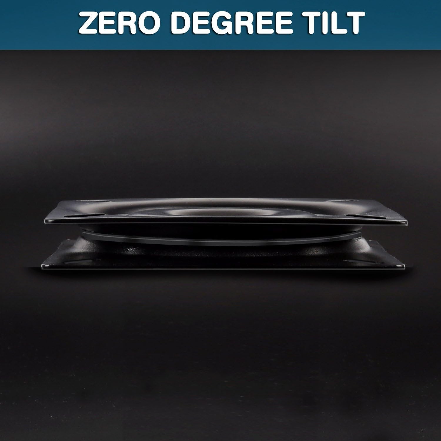 Bar Stool Swivel Plate Replacement, Square Mechanism for BLACK