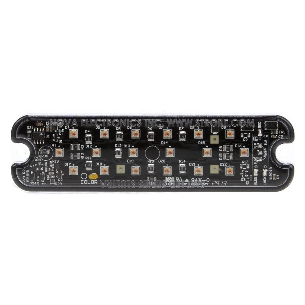 Truck-Lite Surface Mount Slim Version Traffic Control Yellow LED Strobe Light
