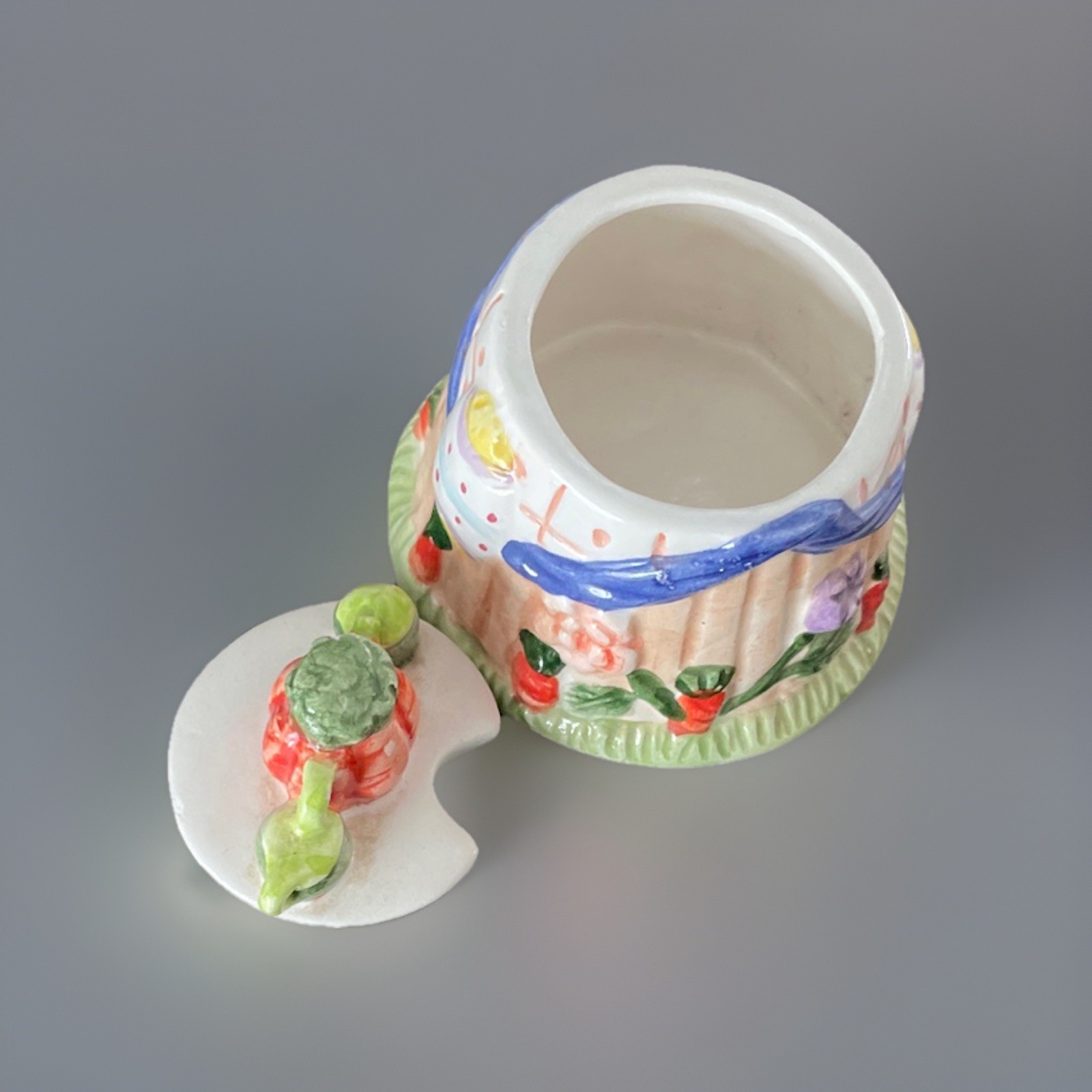 Vintage 1994 Mercuries Bunnies in the Garden Ceramic Tea Set - 10 Piece Easter