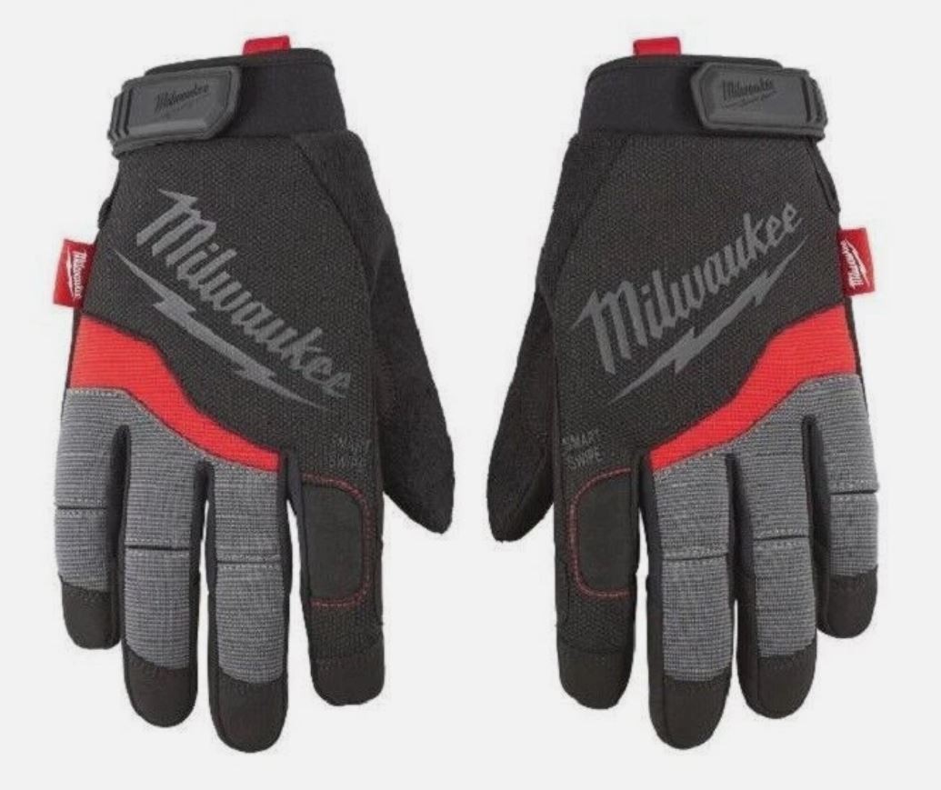 New Milwaukee 48-22-8722 Large L  Durable Performance Gloves Smartswipe