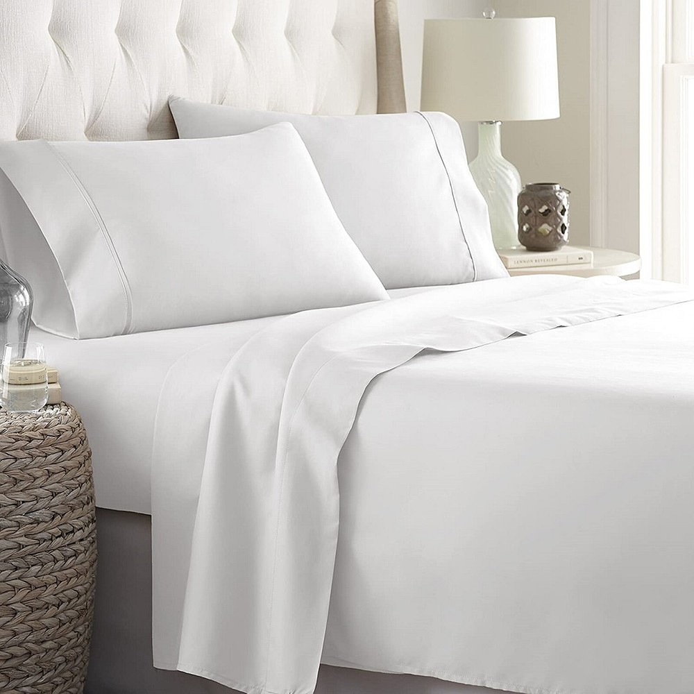 1000 THREAD COUNT EGYPTIAN COTTON 7 PCs BEDDING SET SOLID COLORS US SIZES! SALE
