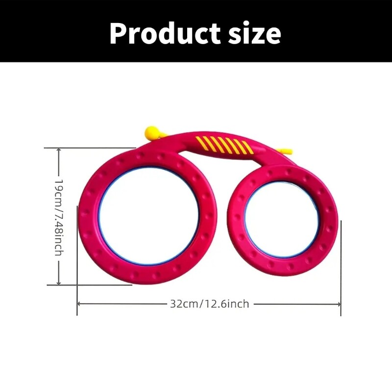 Glasses Shape Drum Hand Clapping Drum Percussion Instrument Gift for Kids