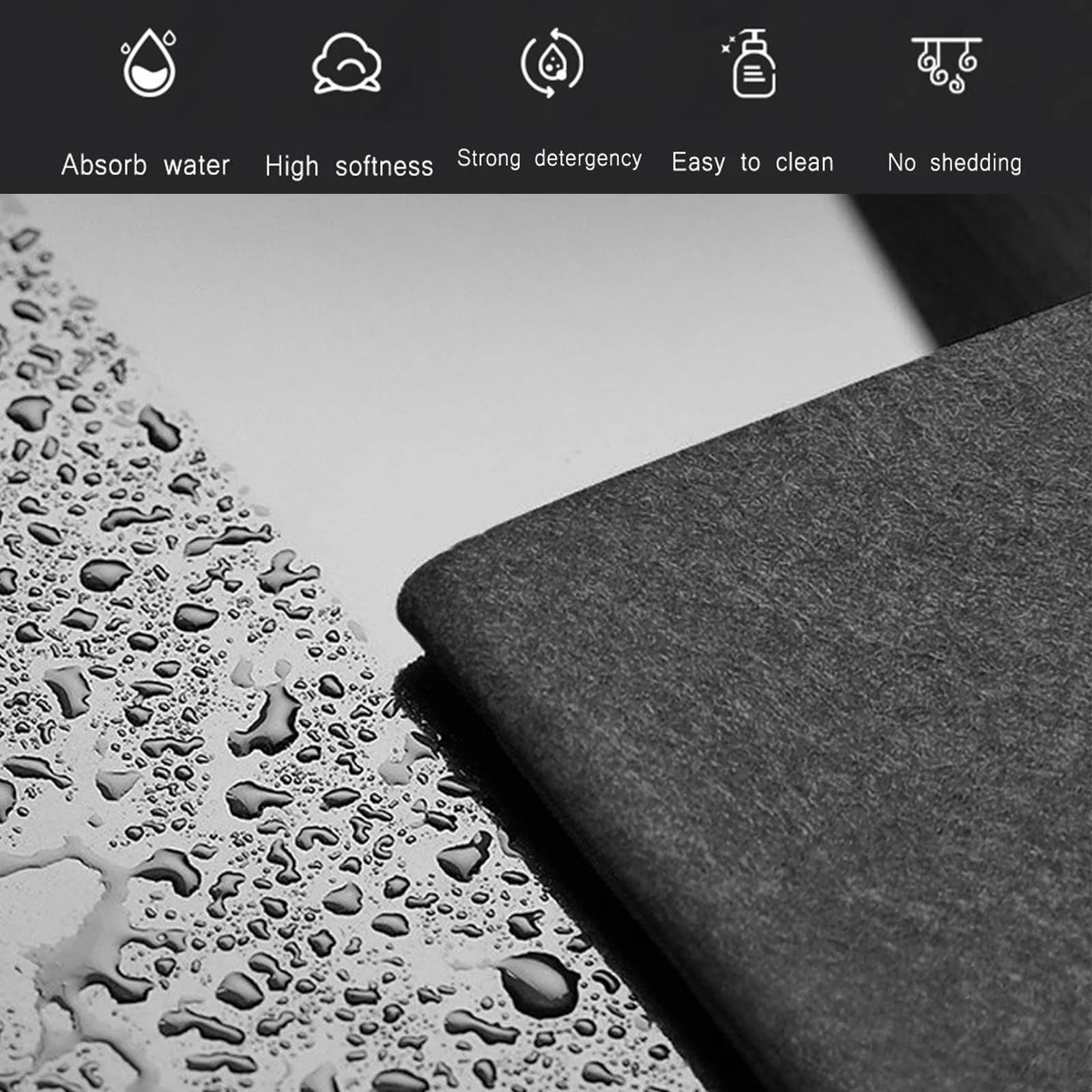 10-Count Magic Cleaning Cloth: Reusable Thickened Streak-Free Microfiber cloths