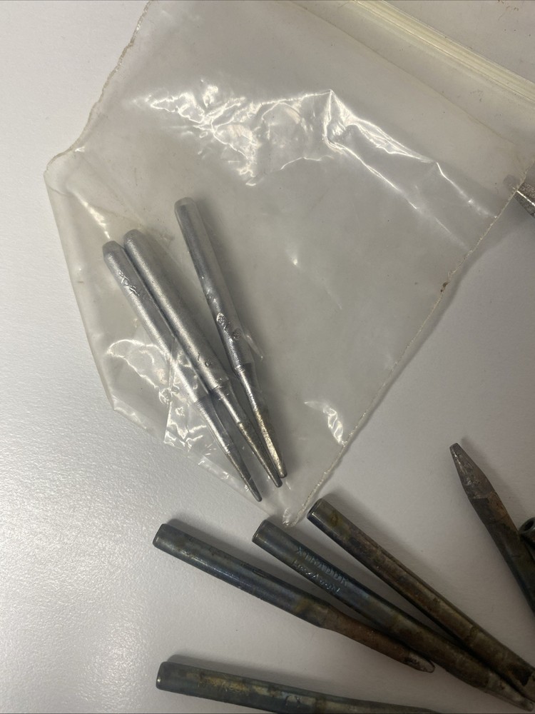soldering iron tips, 22 Pc. some New Some Used…B88-2