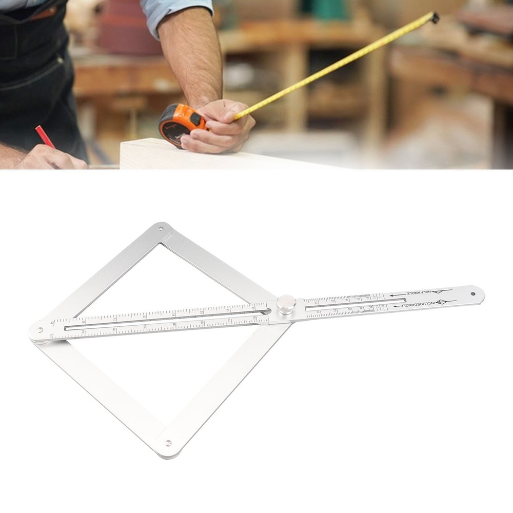 Corner Angle Finder Ceiling Relics Square Protractor Adjustable Aluminum New