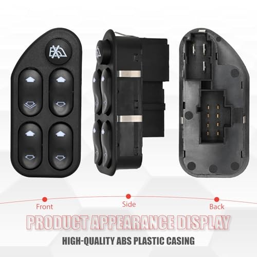 7S6514529AA Master Power Window Switch Driver Side Compatible with Ranger 2004