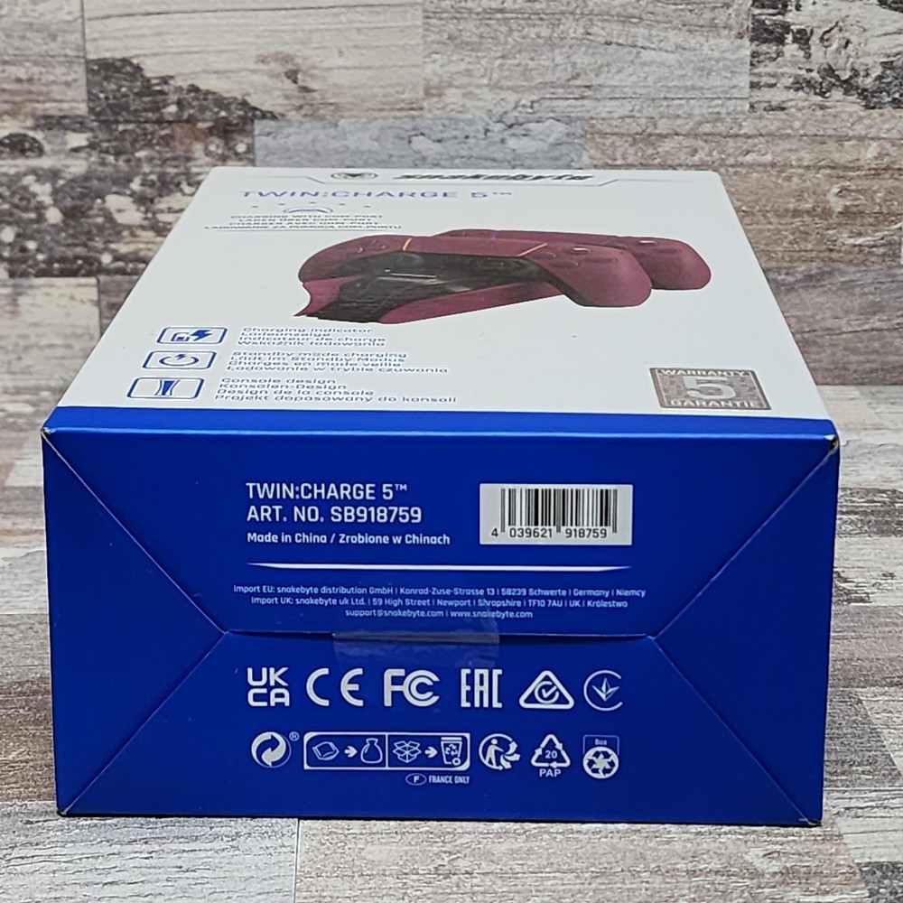 Snakebyte Twin: Charger 5tm PS5 Controller Charging Stand