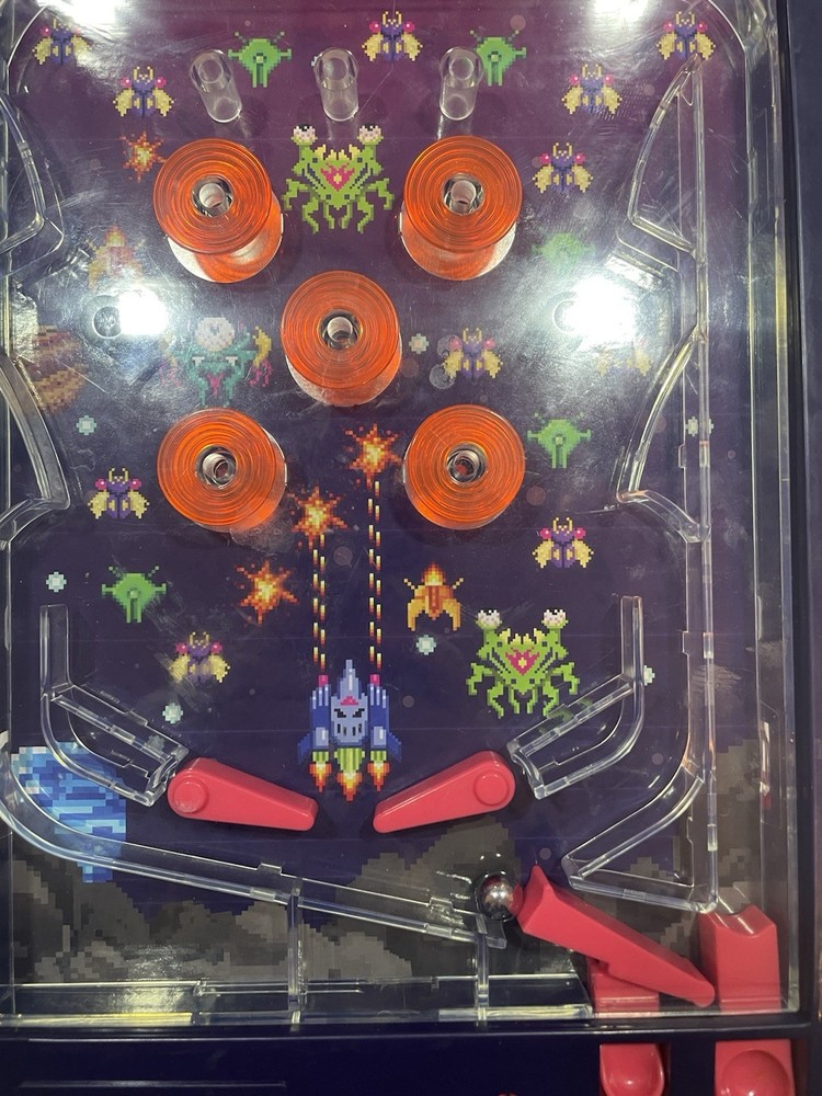 Electronic Arcade Pinball Tabletop Game W/Audio & Display. Tested-Works.