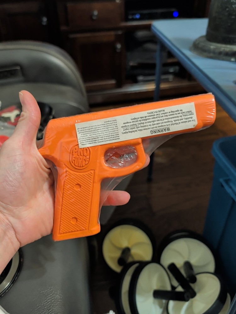 🔥 Pro Force Orange Rubber Training Gun – Non-Firing 🔥