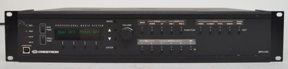 Crestron MPS-250-70V Professional Media System Controller Rackmount