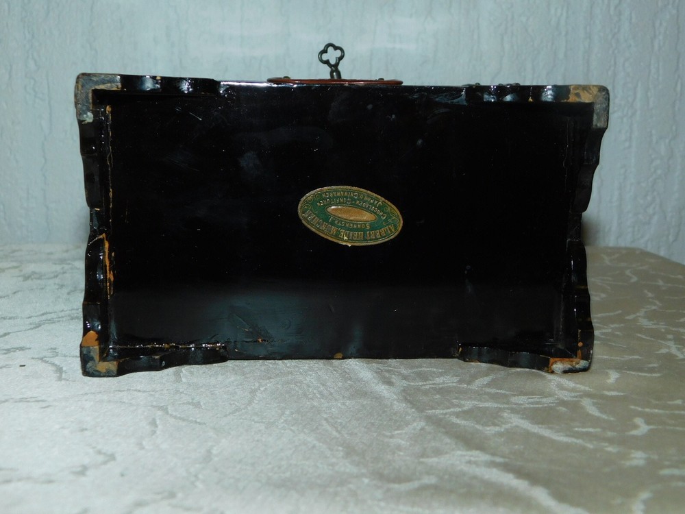 Antique Miniature Lacquer Cabinet! Very Decorative!