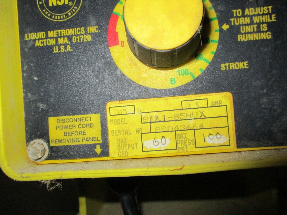 NALCO POLYMER MAKEDOWN UNIT - NEW OLD STOCK