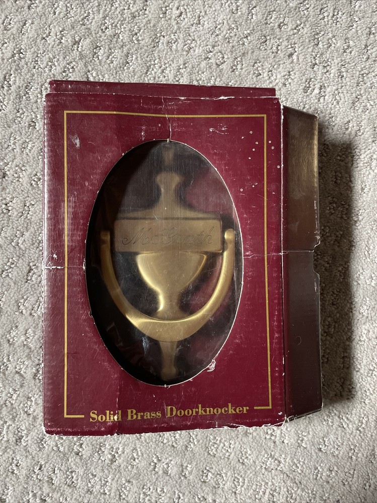 Brass Door Knocker "McGrath"