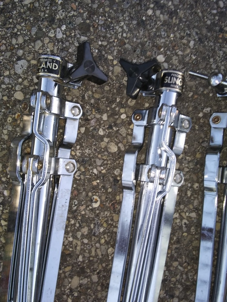 Slingerland cymbal stand bases only quantity 4