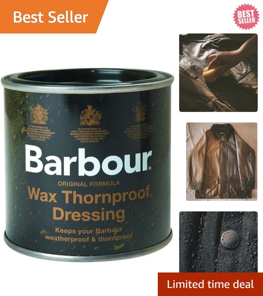 Durable Thornproof Wax Dressing for Men - Easy Application, 1 Size, Waterproof