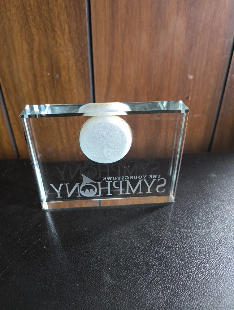 The Youngstown Symphony glass paper clock