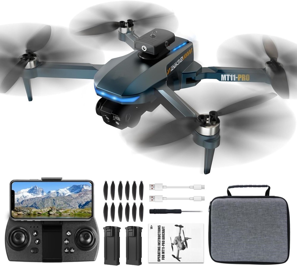 Brushless Motor Drone,90° Adjustable 4K FPV,APP control,40min Flight Time