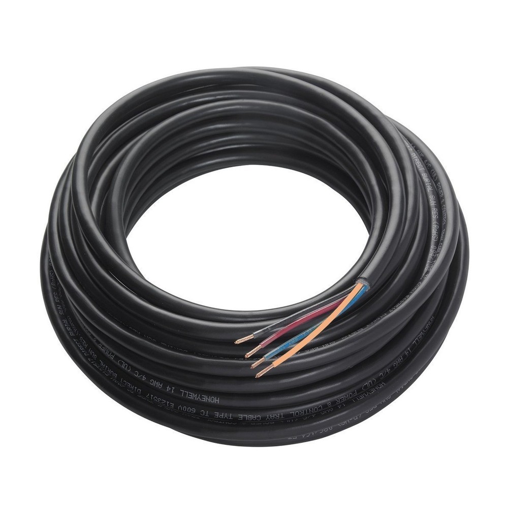 14-4 Wire 14AWG 4-Conductor Control Cable for Mini Split Air Conditioner UL L...