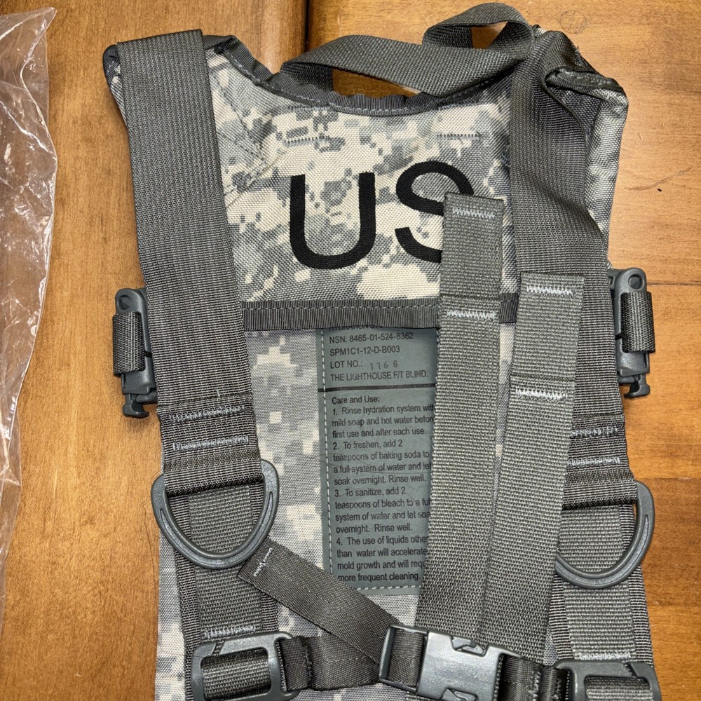 USGI Molle II Hydration System Carrier ACU Pattern No Bladder Never Used New