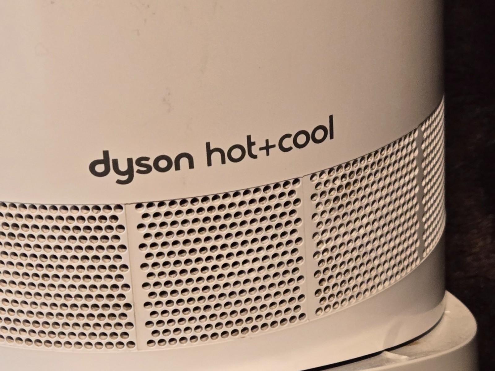 Dyson AM04 Hot + Cool Bladeless Heater Fan White/Silver-TESTED-NO REMOTE or BASE