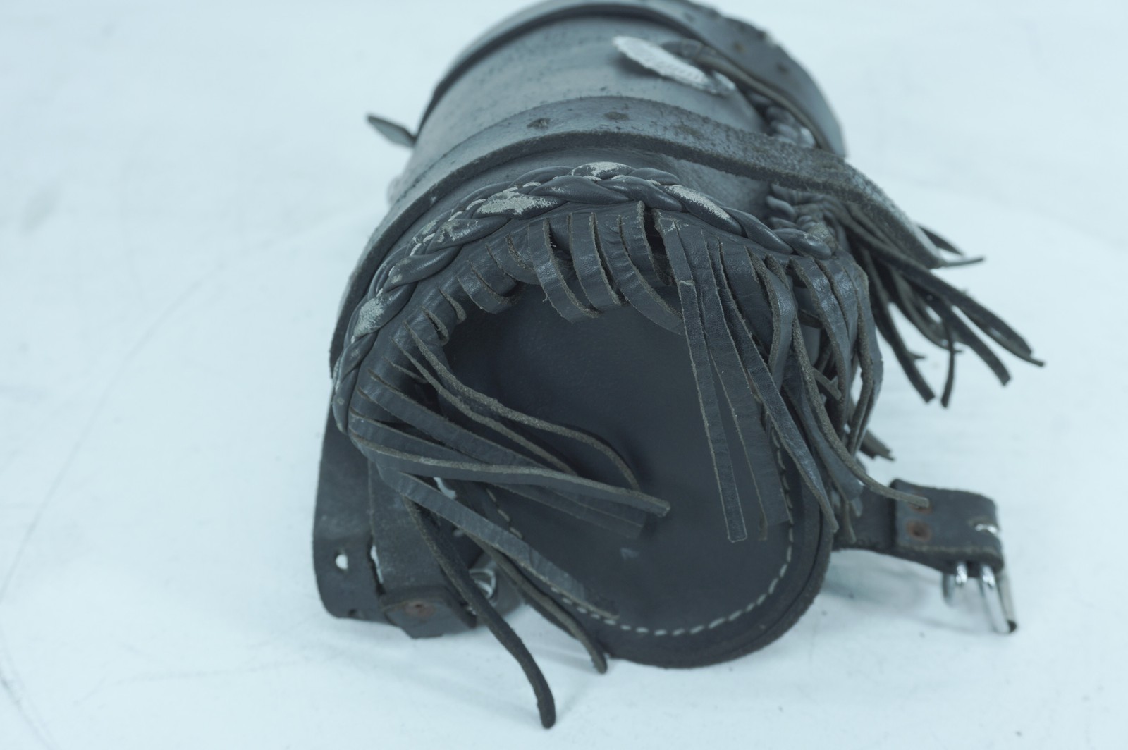 1986 Harley Sportster Limited Liberty OEM Front Onboard Tool Bag Leather Storage