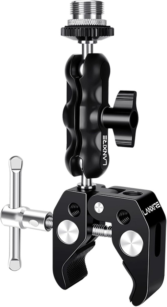 Mic Mount Microphone Clamp with Ball Head Magic Arm - Compatible with Microphone