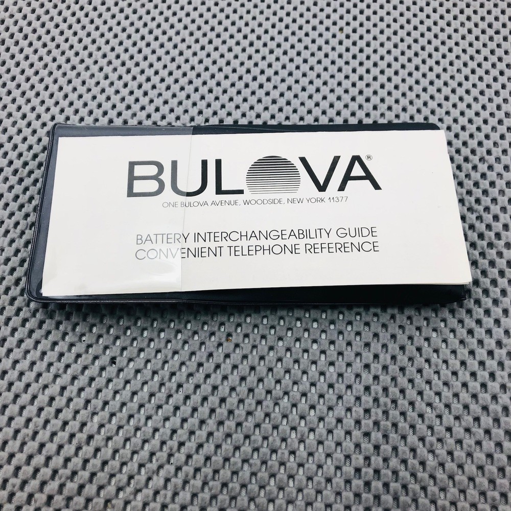 Bulova Watch Battery Changing Kit