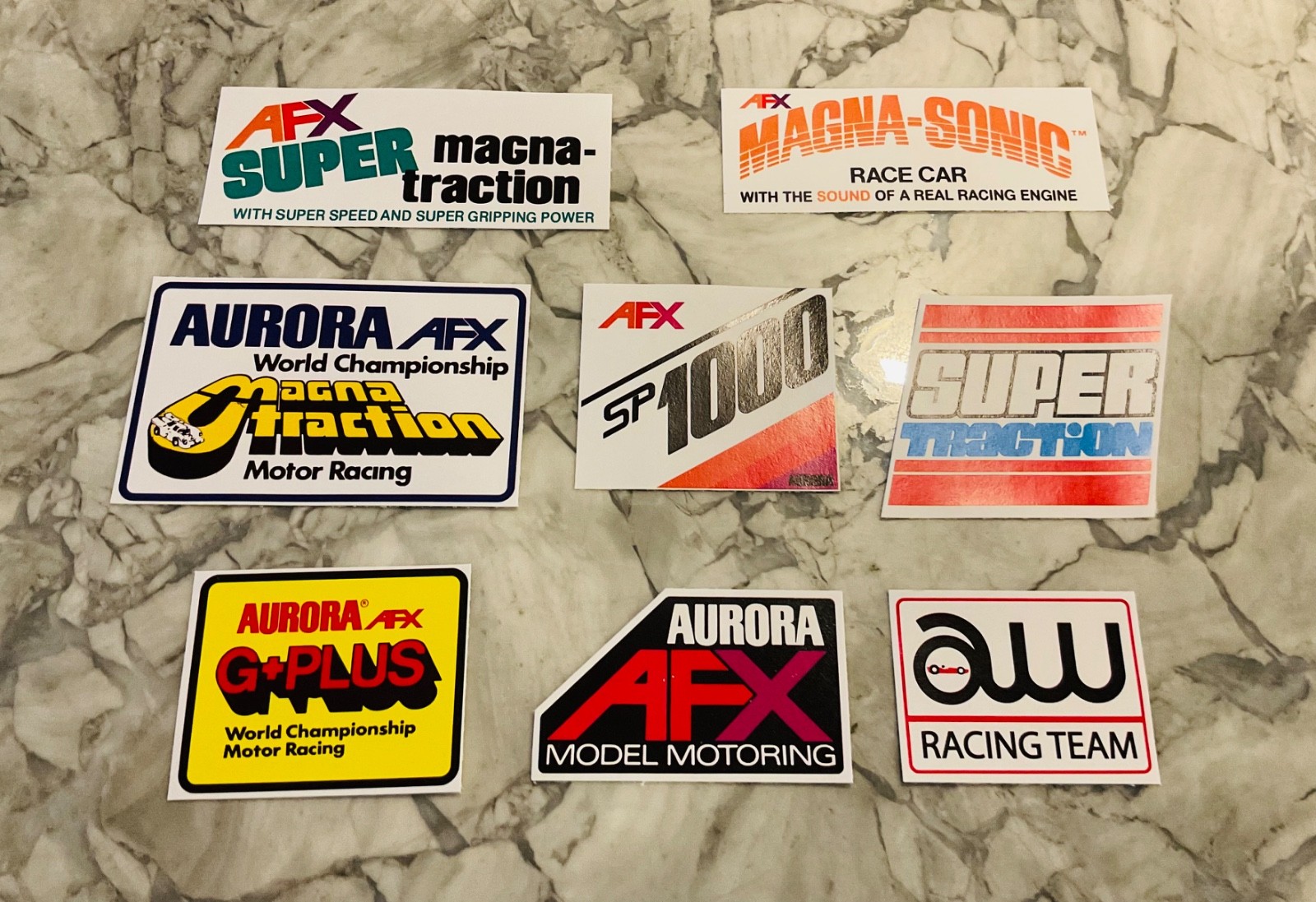 AURORA AFX AW PIT KIT STICKER SET