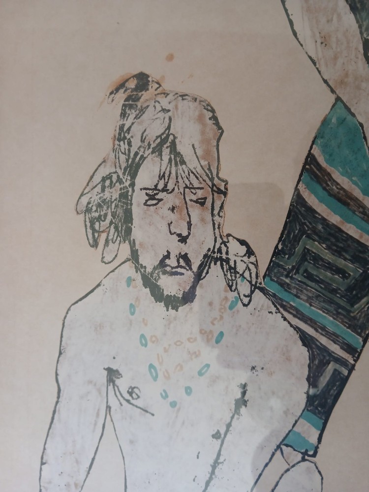 Jack Yates 'self portrait' 1969