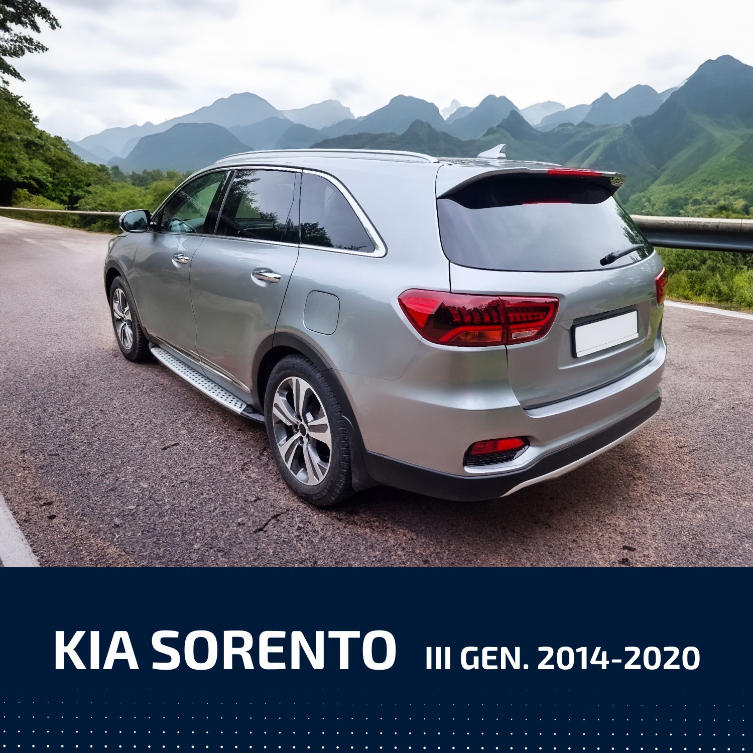 Electric tailgate actuators set KIA SORENTO / 2014-2020 - DEFFNER S28 (L+R)