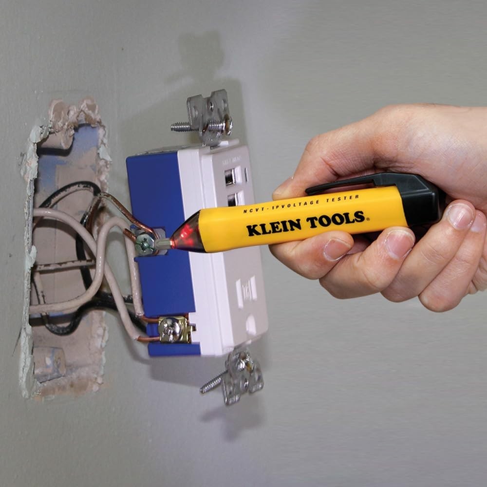 Compact Electrical Tester Kit: Non-Contact Voltage & GFCI Detection - 2 Pieces