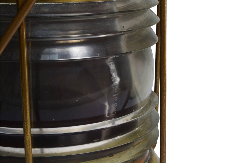 Antique Ships Lantern, NUC Not Under Command, Seagull, Copper & Brass