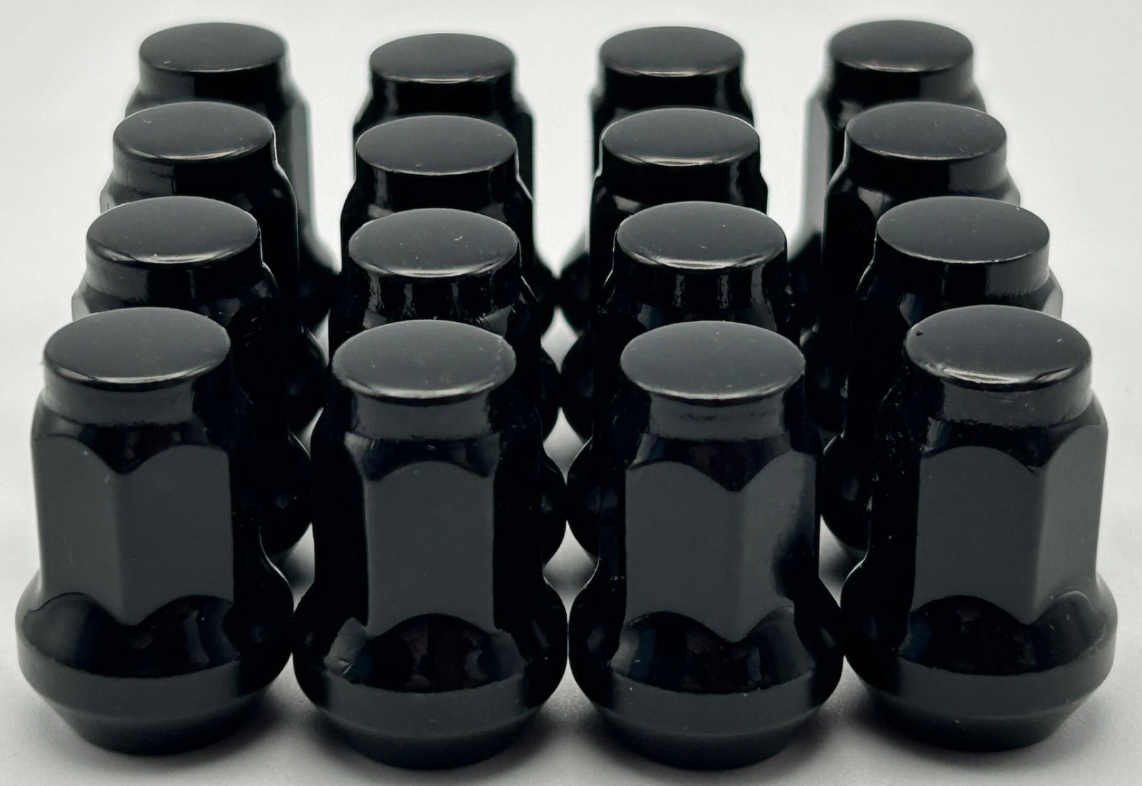 16 Bulge Lug Nuts 2009-2026 Yamaha YFZ 450R YFZ450R ATV Wheel Rim Nut Black