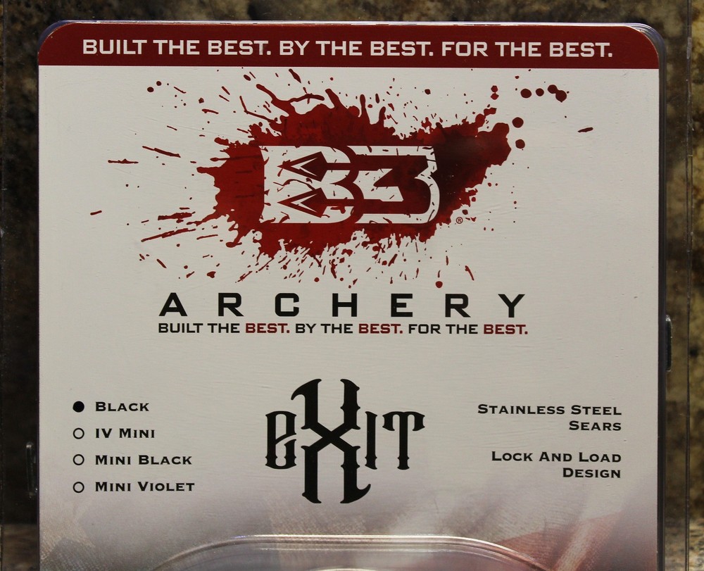 B3 Archery: Exit- Stainless Thumb Release Steel Sears