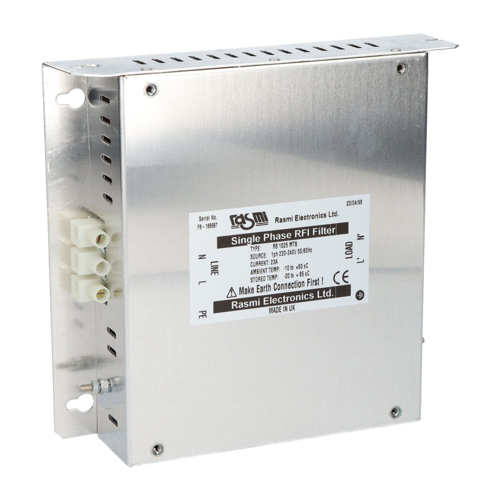 Rasmi RS1025MTB Single Phase RFI Filter New NFP