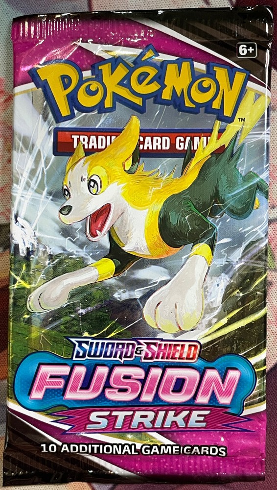 Fusion Strike Booster Pack Art Set (4) EMPTY - Pokemon 2021