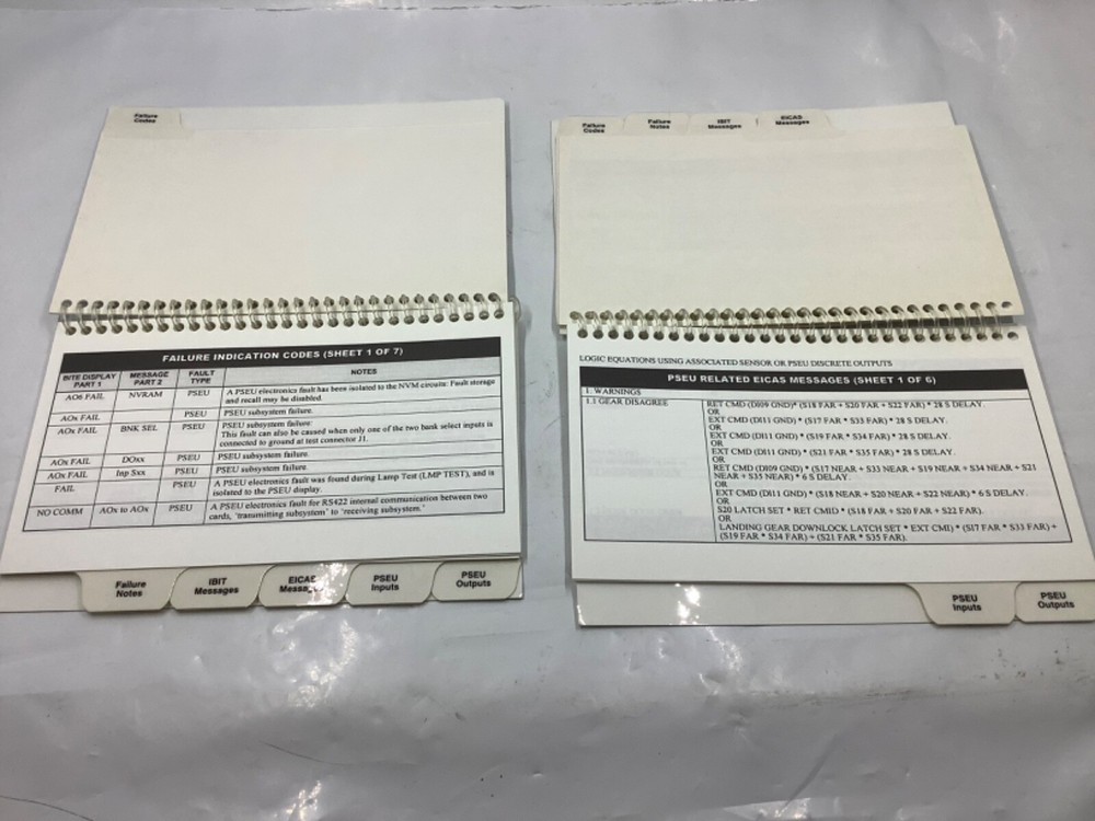 Crane Eldec 8-648 Failure Indication Quick Reference Guide Two Books