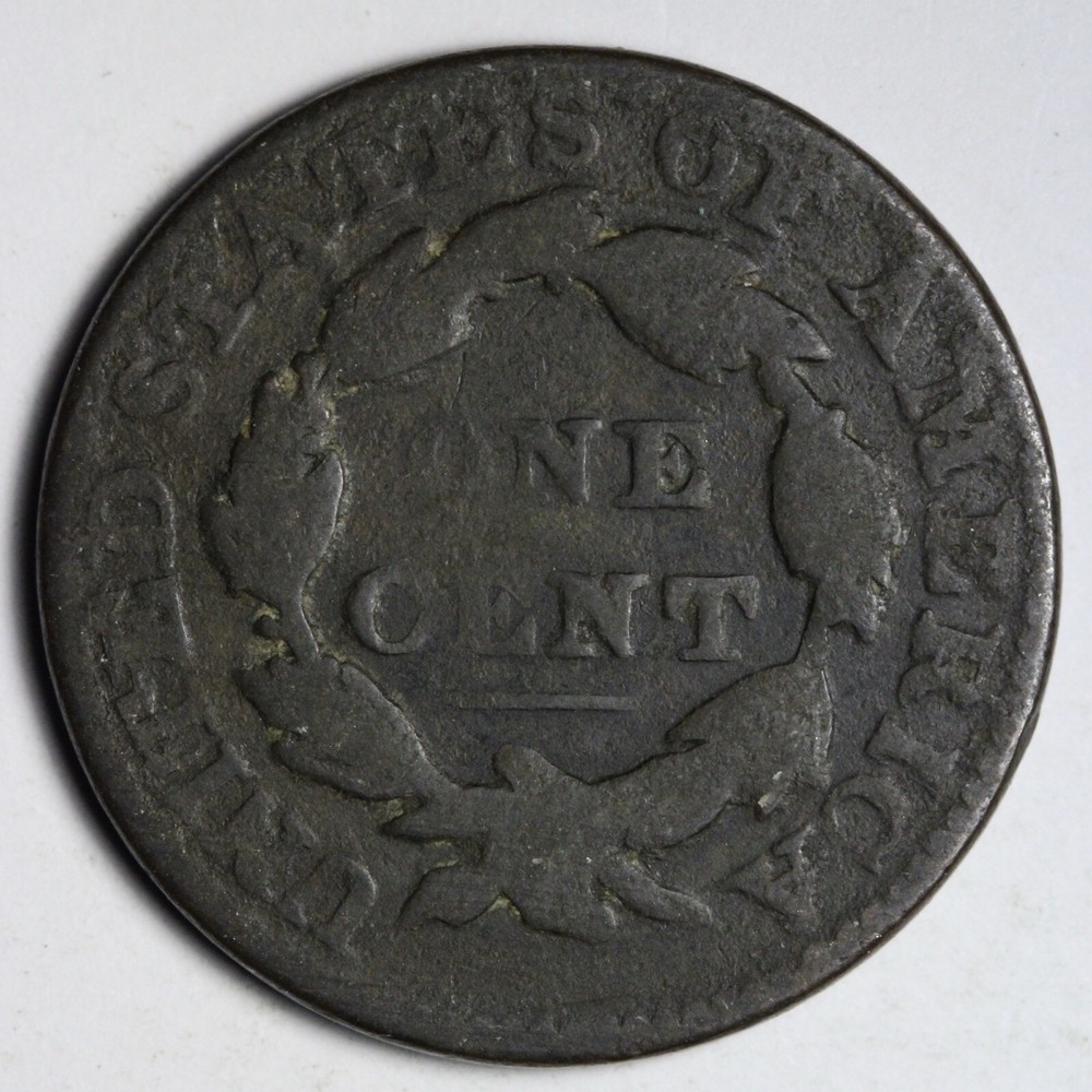 1831 Coronet Head Large Cent GOOD E255 XDM
